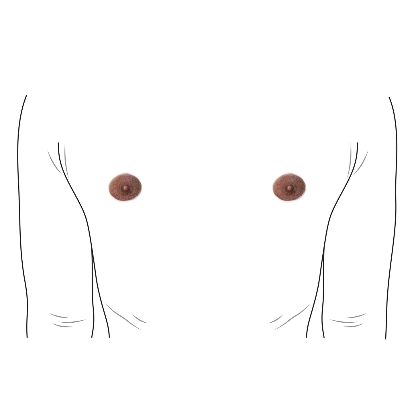 Fitzpatrick Scale Areola Color Ruler MALE