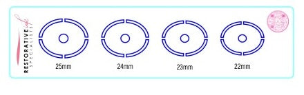 Breast Stencil: Male, Female and Male Placement Template, 3 units in a Combo pack