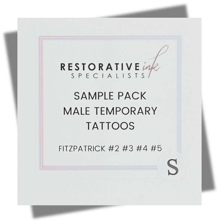 Male Temporary Tattoos, Sample Packs-Small, Medium and Large