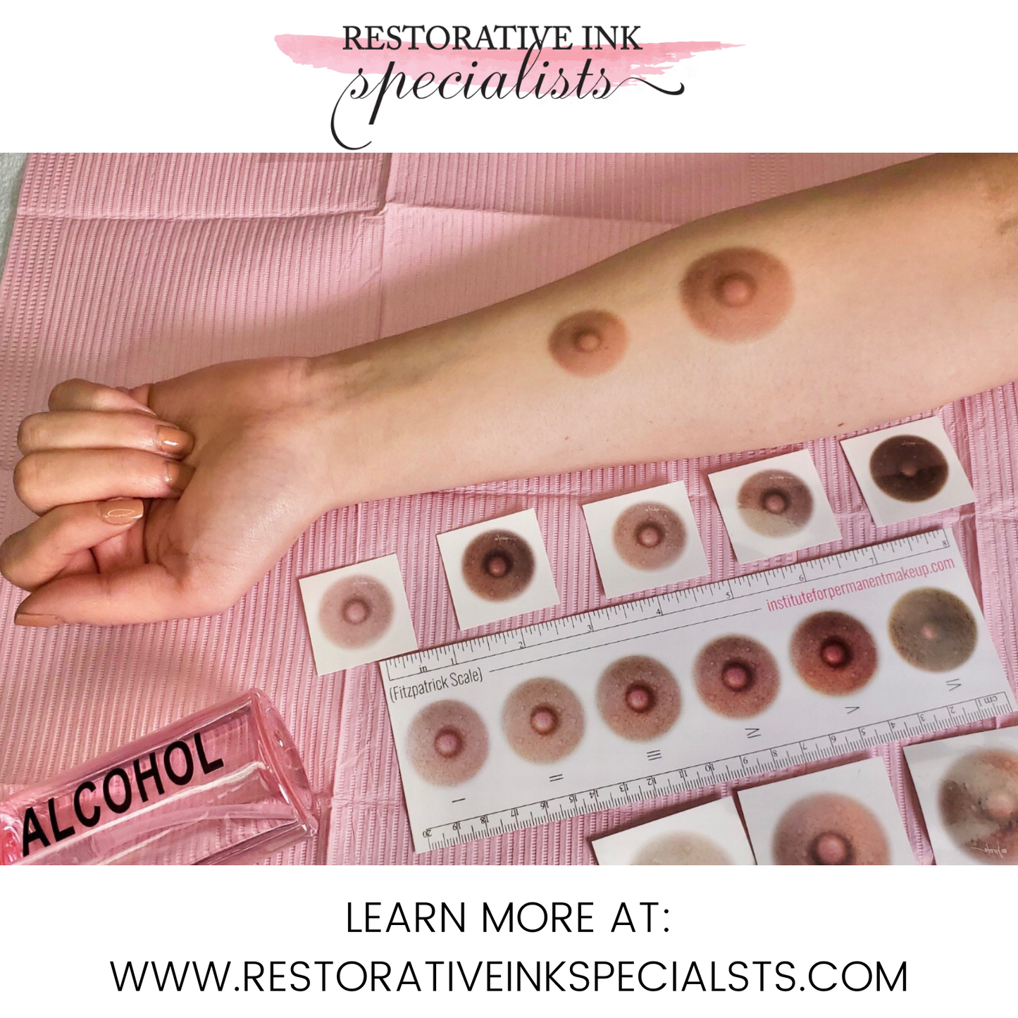 Temp Tattoo Sample Pack - 6 Pairs - All Fitzpatrick Colors, 3 sizes available