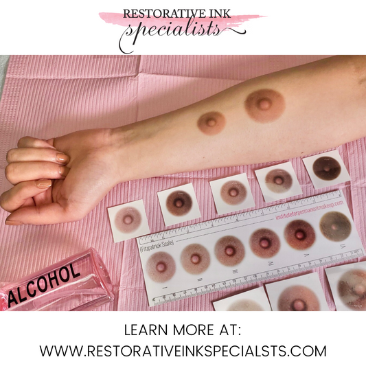 Temp Tattoo Sample Pack - 6 Pairs - All Fitzpatrick Colors, 3 sizes available