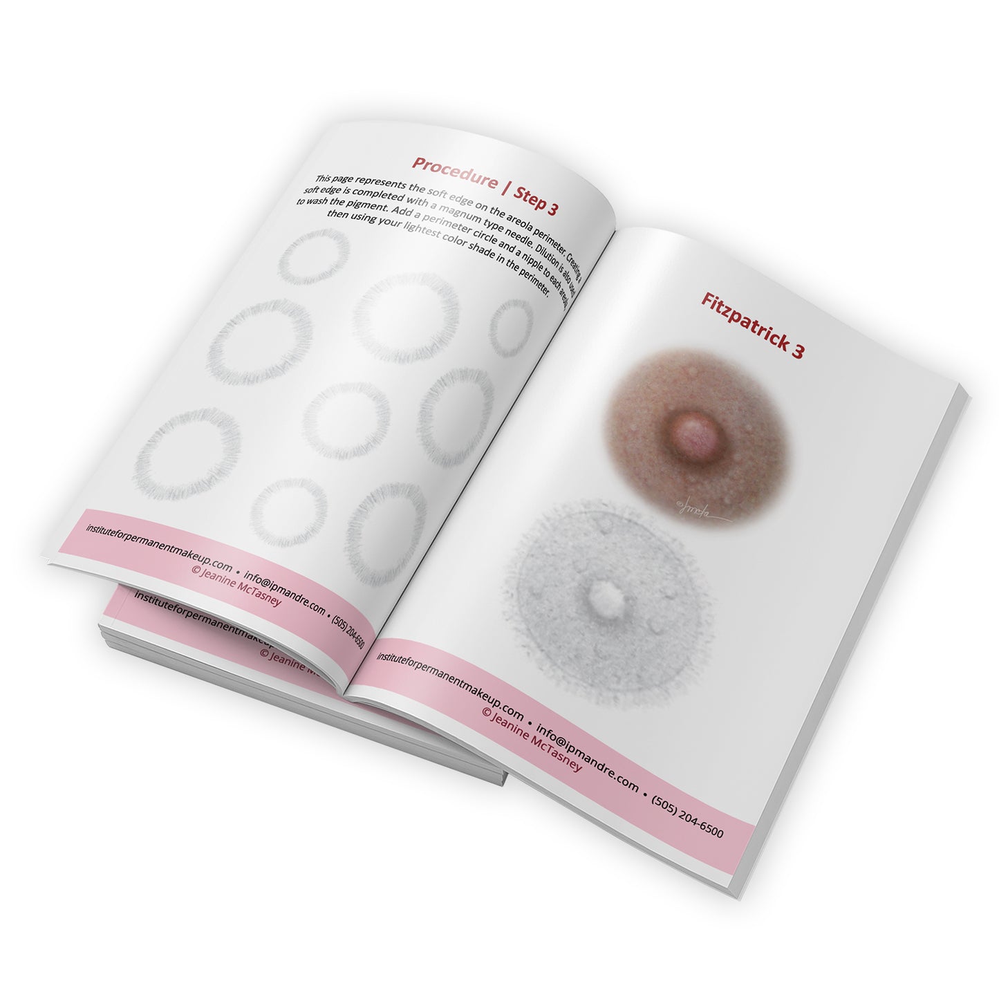 Breast Cancer Areola Tattoo Coloring Book