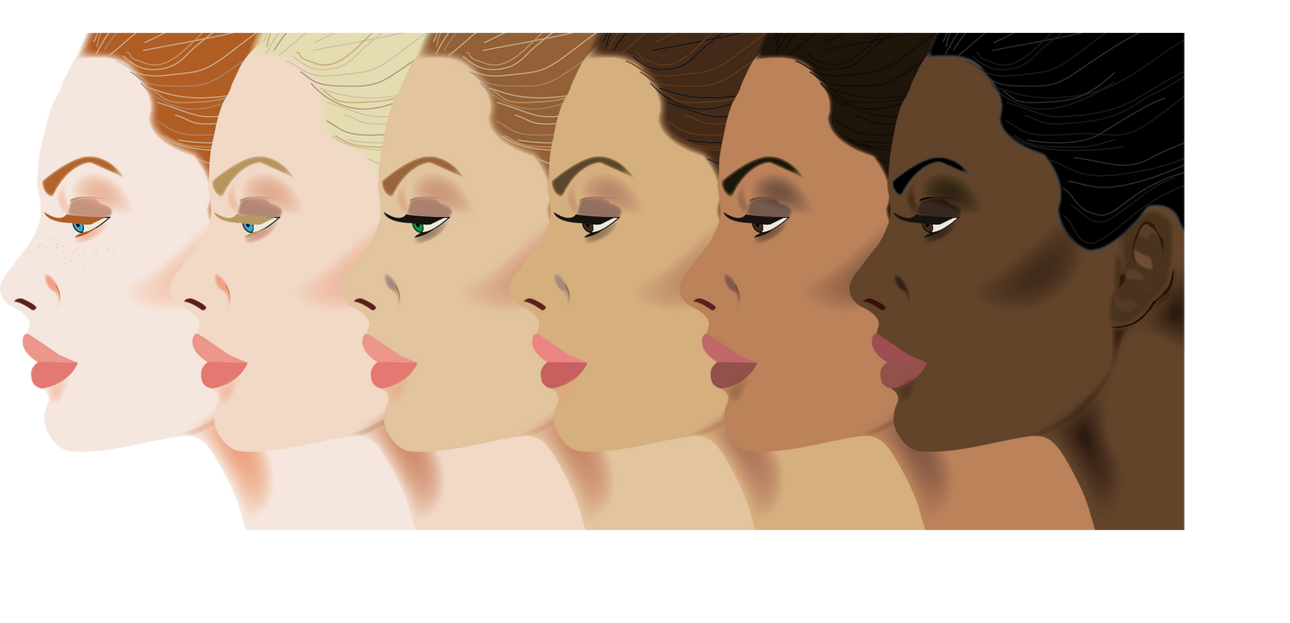 Temp Tattoo Sample Pack #2 - 3 Pairs - Fitzpatrick Colors: 3, 4 and 5 - Restorative Ink Specialists