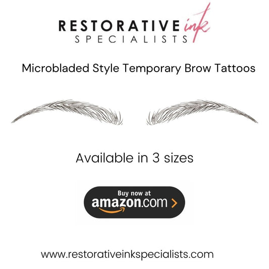 Temporary Brow Tattoos, Small, Sample pack