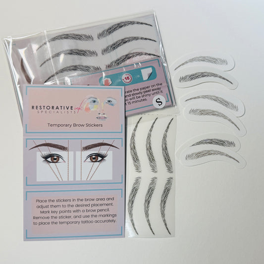 Temporary Brow Tattoos, Large
