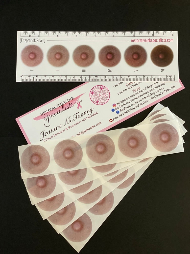 Areola Design Sticker, single use, package of 20, (10 patient use)