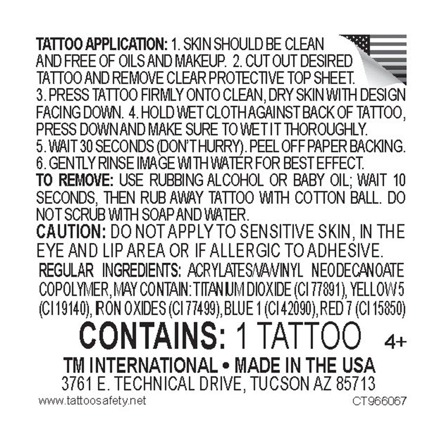 Temp Tattoo Sample Pack #4 - 6 Pairs - All Fitzpatrick Colors - Restorative Ink Specialists